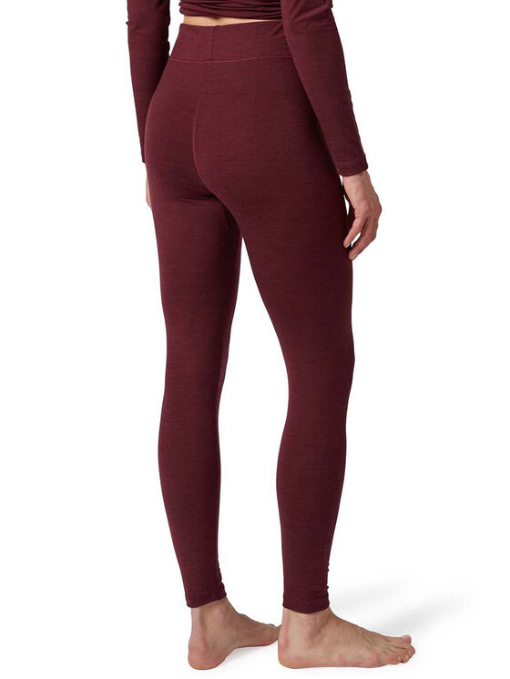 Huber Huber Legginsy 016487 Bordowy Slim Fit