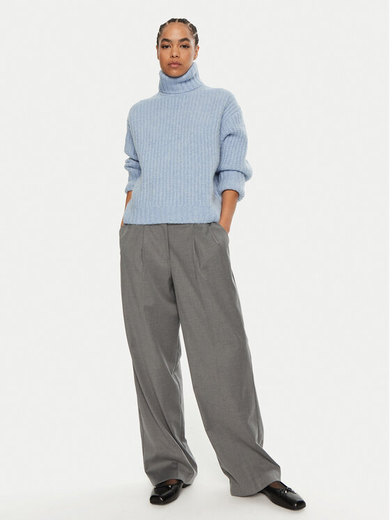 2NDDAY 2NDDAY Bluză cu gât Bernardo 2245340460 Albastru Loose Fit