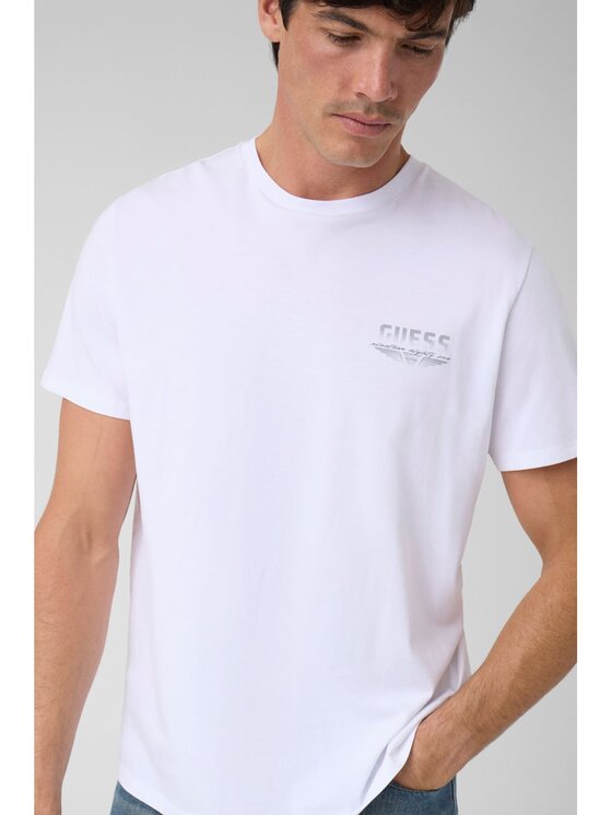 Guess Guess T-Shirt 184971 Bílá Classic Fit