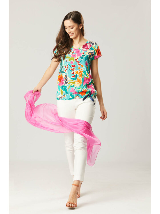 QUIOSQUE QUIOSQUE Halenka FRESH BLOUSE Barevná Regular Fit