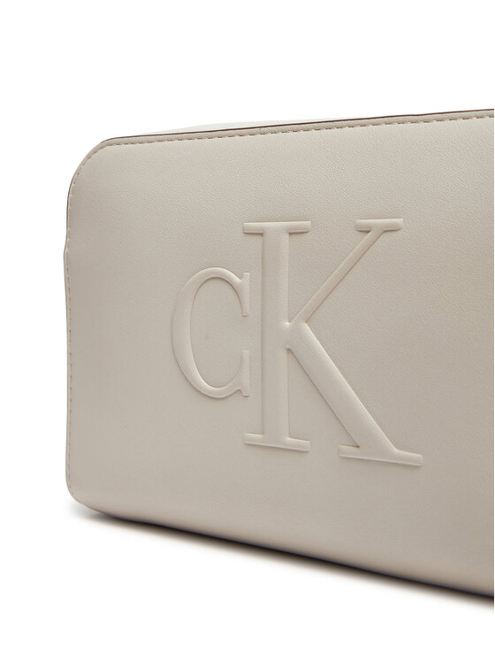 Calvin Klein Jeans Calvin Klein Jeans Torebka Sculpted Ew Camera Bag20 LV04K3036G Kremowy