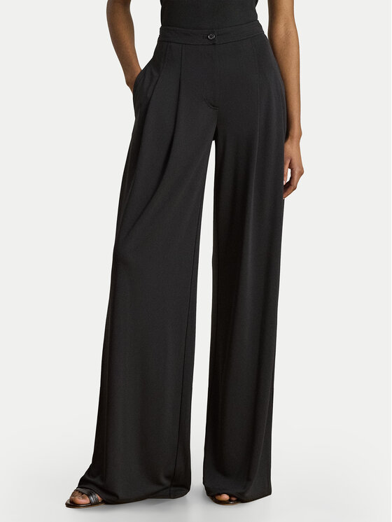 LAUREN RALPH LAUREN Pantaloni din material Chabrell 200980217001 Negru Wide Leg