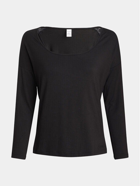 Calvin Klein Underwear Calvin Klein Underwear Pidžamska bluza 000QS7006E Crna Regular Fit