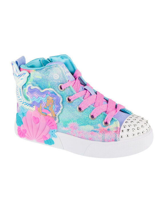 Skechers Skechers Trampki Seashell Magic - Mermaid Sea Niebieski