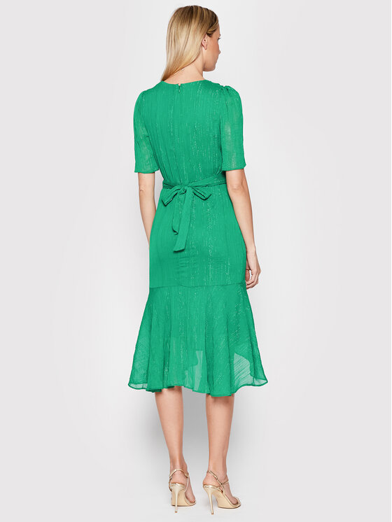 DKNY DKNY Cocktail obleka DD1JA150 Zelena Regular Fit