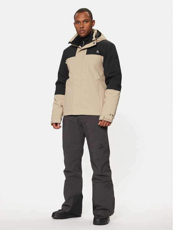 Protest Protest Kurtka narciarska Choose 6710644 Beżowy Slim Fit