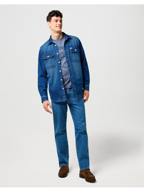 Wrangler Wrangler Jeansy TEXAS Niebieski Straight Fit