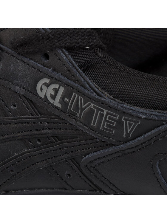 Asics gel lyte v black leather online