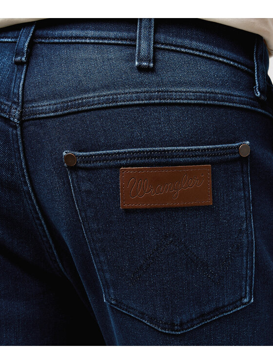 Wrangler Wrangler Jeansy 112360183 Granatowy Slim Fit