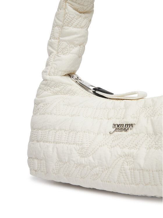Tommy Jeans Tommy Jeans Borsetta Tjw Icon Aop Shoulder Bag AW0AW18467 Bianco