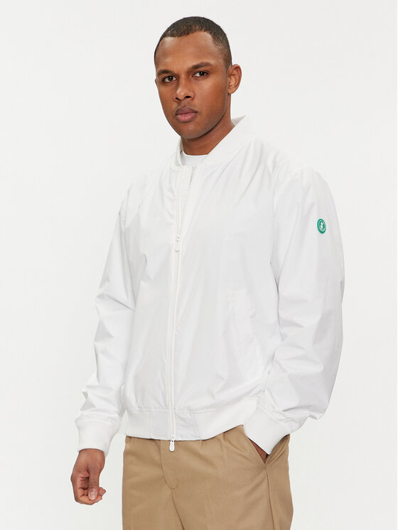 Save The Duck Geacă bomber D31163U WIND18 Alb Regular Fit
