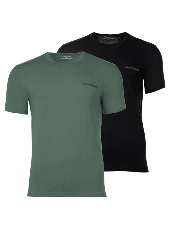 Emporio Armani Underwear Emporio Armani Underwear Komplet t-shirtów EM000391 AF25019 M7003 Kolorowy Regular Fit