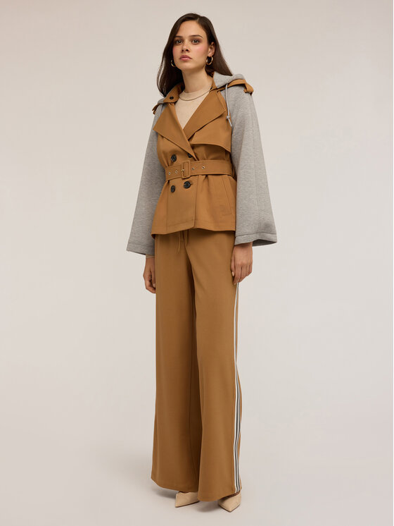 Motivi Motivi Cappotto invernale R242W000142N0V2 Crema Regular Fit