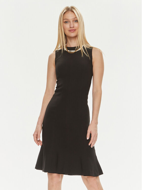 Marciano Guess Marciano Guess Rochie cocktail 4GGK33 6869Z Negru Slim Fit