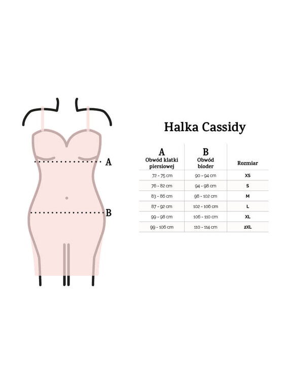 DKaren Lingerie DKaren Lingerie Halka Cassidy Czerwony Slim Fit