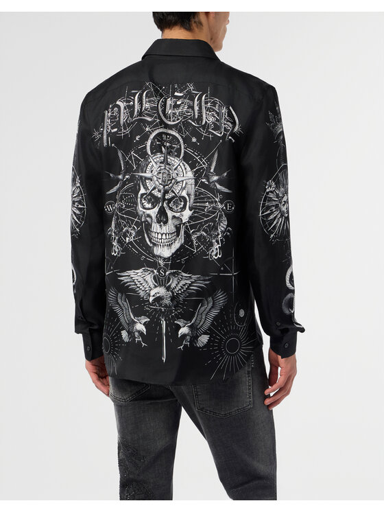 PHILIPP PLEIN PHILIPP PLEIN Camicia 28999 Nero Regular Fit