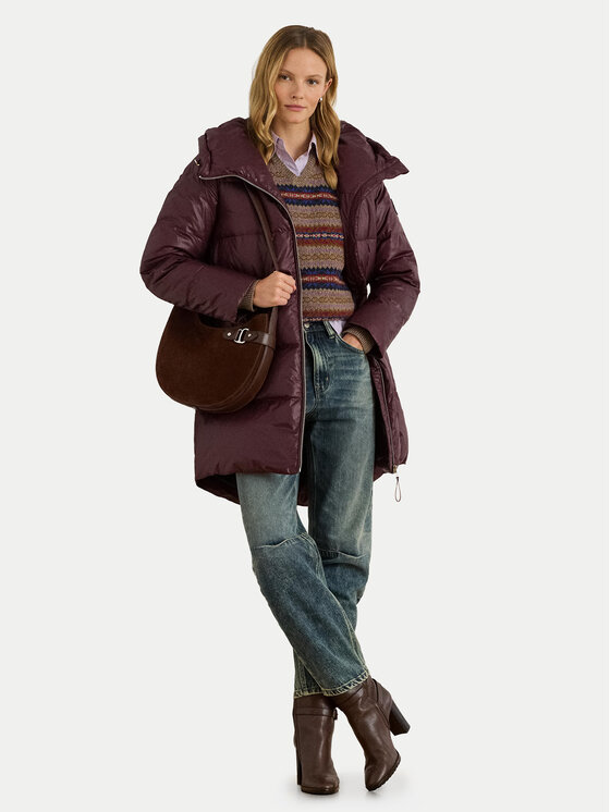 LAUREN RALPH LAUREN LAUREN RALPH LAUREN Puhovka 297P04101002 Bordo rdeča Regular Fit