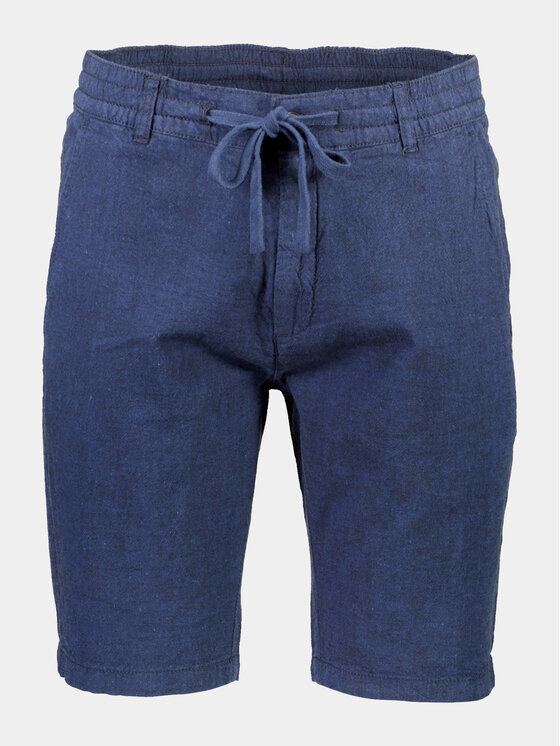 Lindbergh Lindbergh Szorty materiałowe 30-508003 Granatowy Relaxed Fit