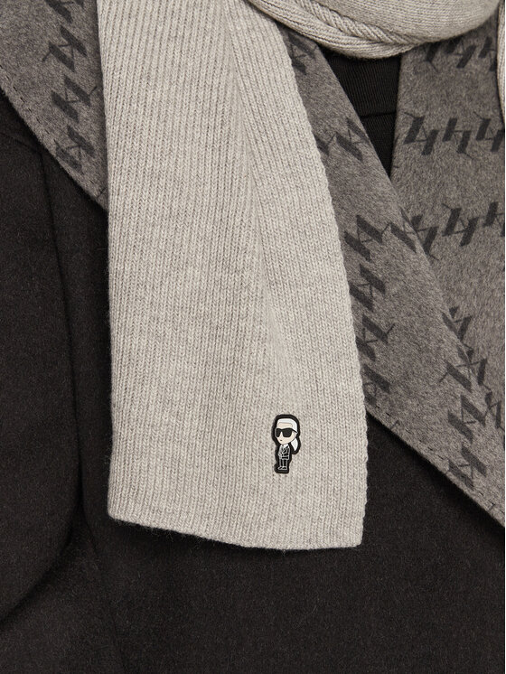 KARL LAGERFELD KARL LAGERFELD Зимен шал 246W3306 Сив