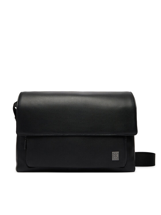 Calvin Klein Calvin Klein Мъжка чантичка Emblem Hw Flap Messenger LV04D3299G Черен