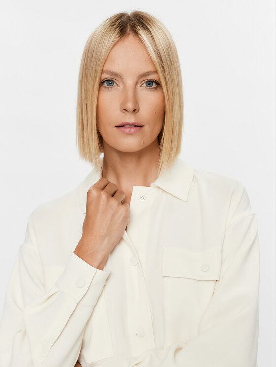 Marella Marella Vestito chemisier Echi 2332260933200 Écru Regular Fit