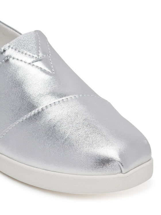 Toms Toms Туфлі Alpargata Plus 10021745 Срібний