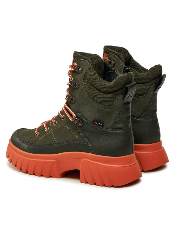 Rieker Revolution Lifestyle Rieker Revolution Lifestyle Škornji W1871-54 Zelena