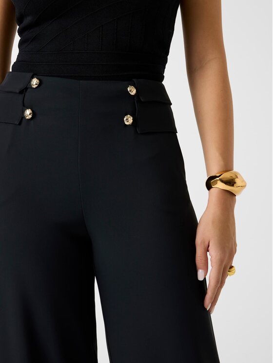 Guess Guess Kalhoty z materiálu 183517 Černá Slim Fit