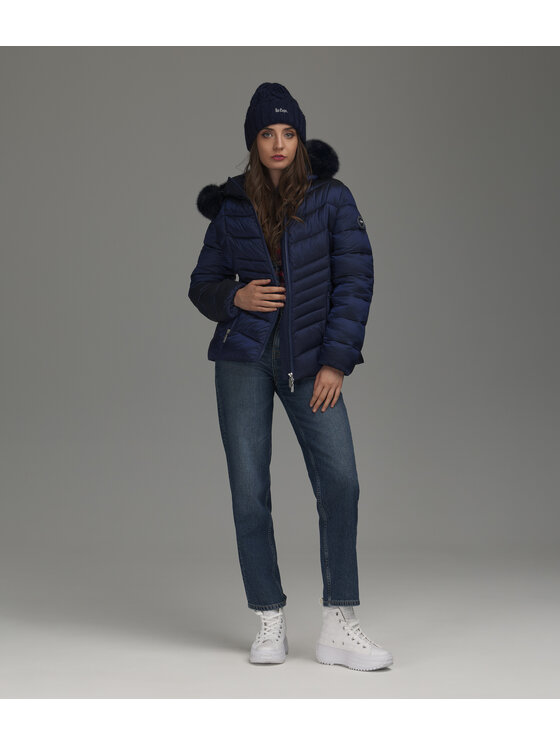 Lee Cooper Lee Cooper Kurtka przejściowa MATILDA Granatowy Regular Fit
