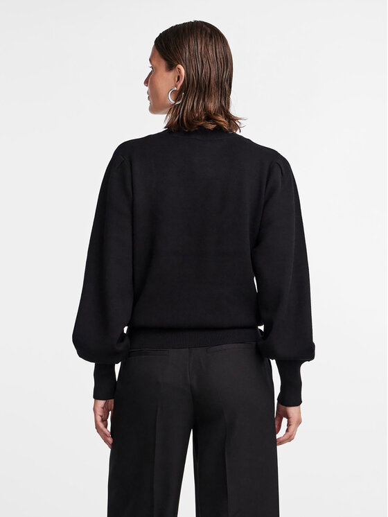 YAS YAS Rollkragenpullover 26030697 Schwarz Regular Fit