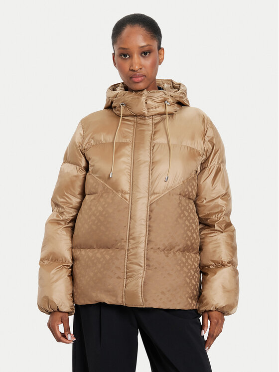 BOSS BOSS Зимно яке Pollimina 50518483 Бежов Regular Fit