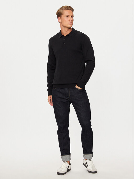 Jack & Jones Jack & Jones Džemper Fred 12258582 Crna Regular Fit
