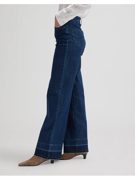 Lee Lee Jeansy STELLA Niebieski Wide Leg