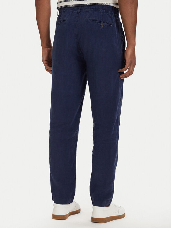 Polo Ralph Lauren Polo Ralph Lauren Bavlnené nohavice 710940611001 Tmavomodrá Tapered Fit