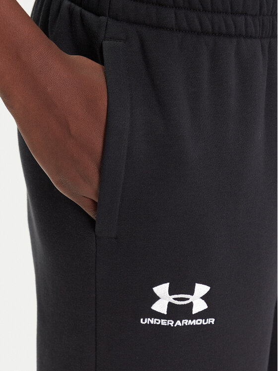 Under Armour Under Armour Donji dio trenerke Essential Fleece Joggers 1373034 Crna Regular Fit