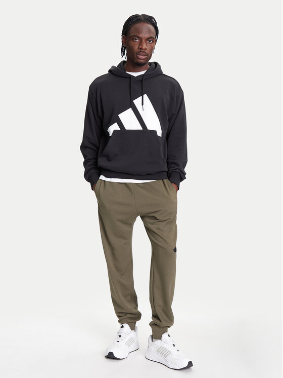 adidas adidas Bluză Essentials Big Logo IN6164 Negru Regular Fit