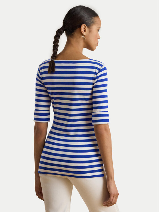 LAUREN RALPH LAUREN LAUREN RALPH LAUREN Blúzka 200P03750002 Modrá Slim Fit