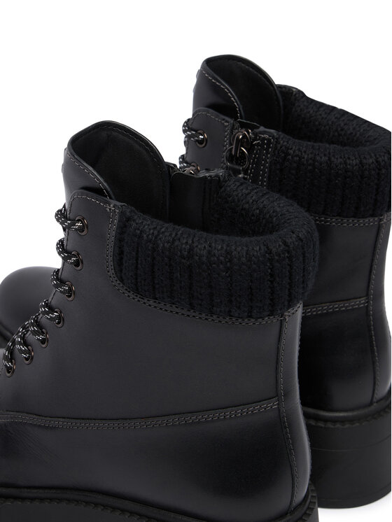 Coach Coach Schnürschuhe Leah Platform CCH88 Schwarz
