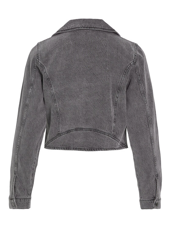 Vila Vila Giacca di jeans Kiki 14104772 Grigio Regular Fit