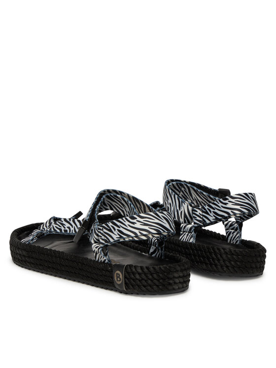 Bohonomad Bohonomad Σανδάλια Miami Elastic MIA.20-ZEB Λευκό