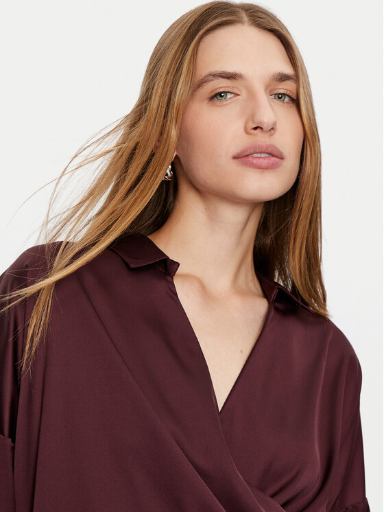 Imperial Imperial Košulja CJF4IDG Tamnocrvena Loose Fit