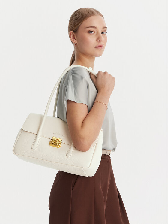 Coccinelle Coccinelle Handtasche U4K Coccinelle C-Me Lock E1 U4K 12 03 01 Écru