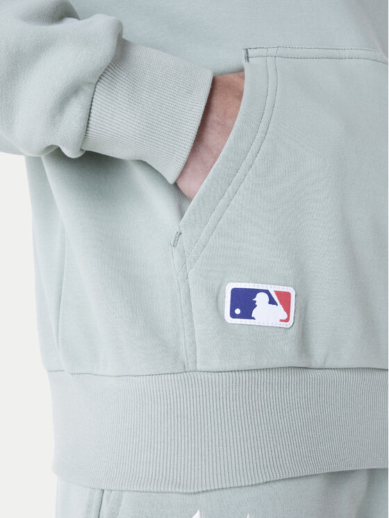 New Era New Era Majica dugih rukava New York Yankees MLB League 60596175 Zelena Regular Fit