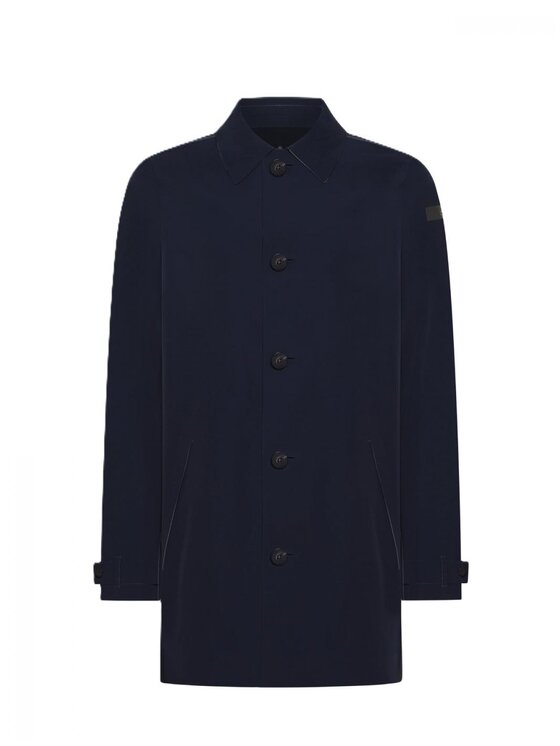 RRD RRD Cappotto 25009-60 Blu Regular Fit