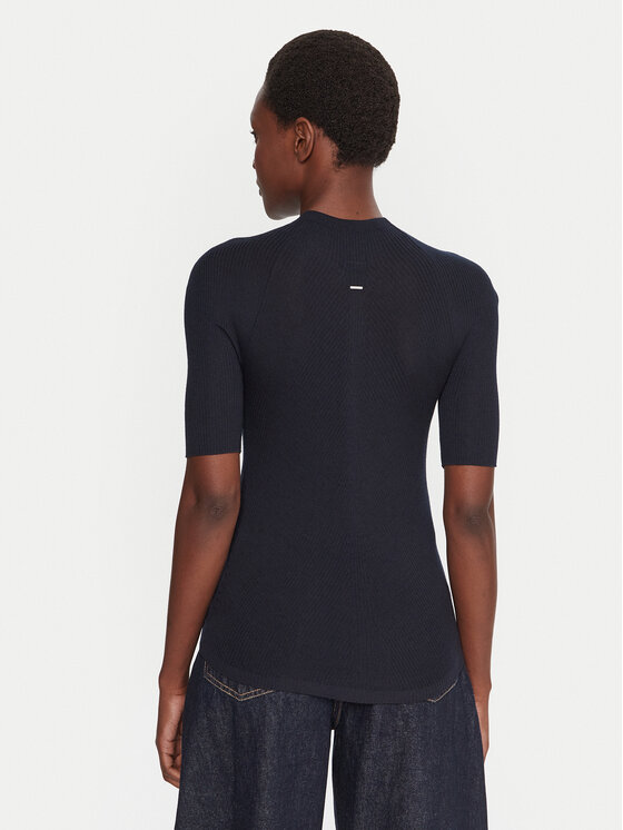 BOSS BOSS Rollkragenpullover Faleri 50542885 Dunkelblau Regular Fit