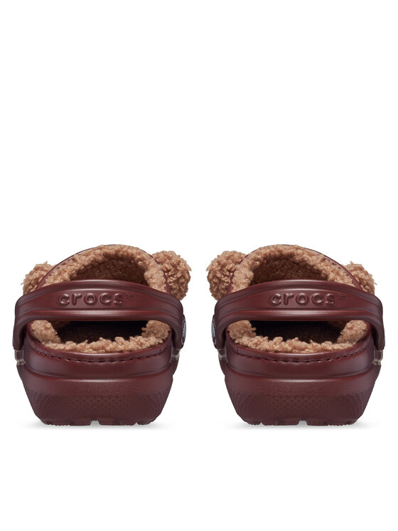 Crocs Crocs Natikači Classic Lined Iam Brown Bear Clog K 210399 Rjava