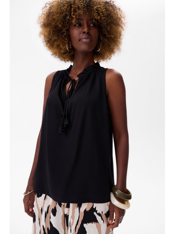 blue shadow blue shadow Bluzka Funkia Czarny Regular Fit