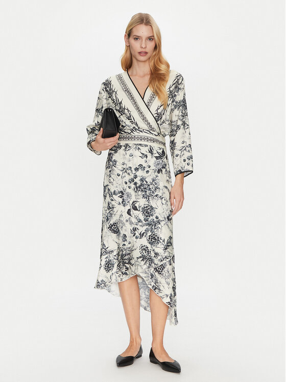 Simona Corsellini Simona Corsellini Sukienka letnia P25CPAB00401 Kolorowy Regular Fit
