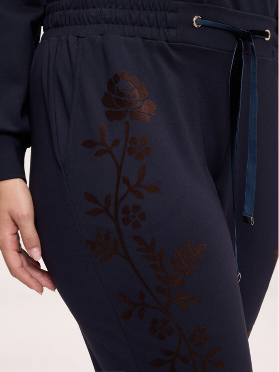 Fiorella Rubino Fiorella Rubino Spodnie materiałowe P888L002560N034 Niebieski Regular Fit
