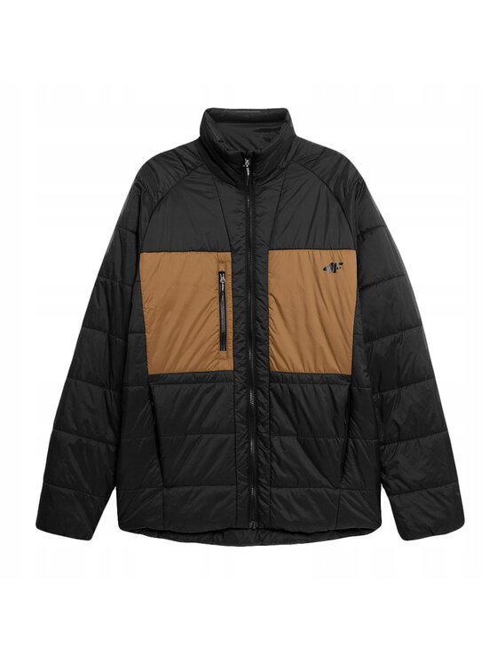 4F 4F Kurtka przejściowa TDJAM053 Brązowy Comfortable Fit
